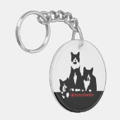 TuxedoTrio-Sleutelhanger Sleutelhanger (Voorkant Links)