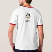 TuxG2 T-shirt met wijn (Achterkant)