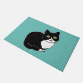 Tuxie Tuxedo Cat Deurmat (Schuin)