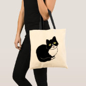 Tuxie Tuxedo Cat Tote Bag (Voorkant (product))