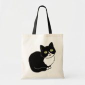 Tuxie Tuxedo Cat Tote Bag (Voorkant)
