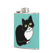 Tuxie Tuxedo Kat Heupfles (Links)