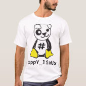 tuxpup t-shirt (Voorkant)