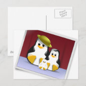 Tux's familie briefkaart (Voorkant / Achterkant)