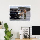 Tuy Hoa AFB Vietnam 1969 C Afdruk Poster (Thuiskantoor)