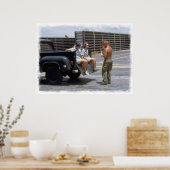 Tuy Hoa AFB Vietnam 1969 C Afdruk Poster (Keuken)