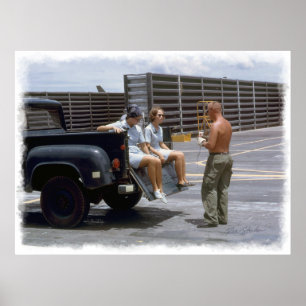 Tuy Hoa AFB Vietnam 1969 C Afdruk Poster