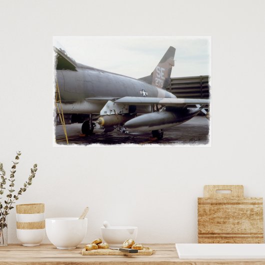 Tuy Hoa AFB Vietnam 1969 D Print (Keuken)