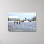 Tuy Hoa Luchtmachtbasis Vietnam 1969 Ingewikkeld C Canvas Afdruk (Voorkant)
