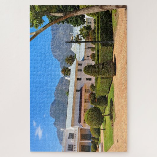 Tuynhuys en tuin, Kaapstad, Zuid-Afrika Legpuzzel (Verticaal)
