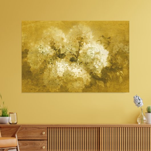 *~* TV2  Art Hydrangea Canvas Print (Insitu (Woonkamer))