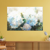 *~* TV2 Blauw Roze Hydrangea Canvas Print (Insitu (Woonkamer))