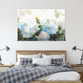 *~* TV2 Blauw Roze Hydrangea Canvas Print (Insitu (Slaapkamer))