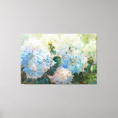 *~* TV2 Blauw Roze Hydrangea kunst Canvas Print (Voorkant)