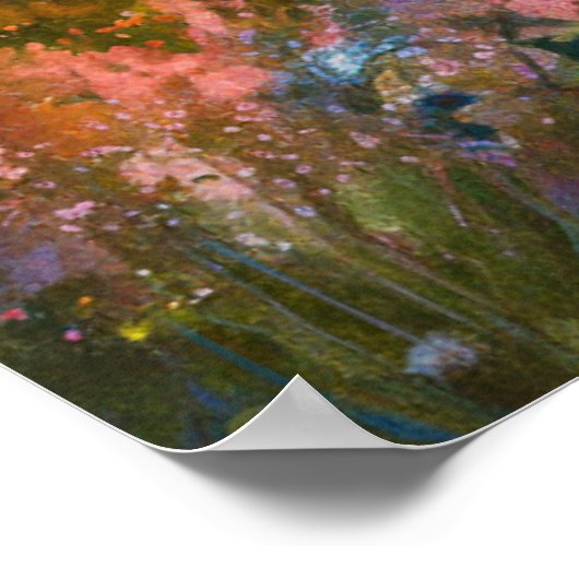 *~* TV2 Etherische Wilde Bloemen Vijver Lelie Pads Poster (Hoek)