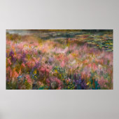 *~* TV2 Etherische Wilde Bloemen Vijver Lelie Pads Poster (Voorkant)
