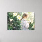 *~* TV2 Fantasie Daffodils Uitgerekte Canvas Print (Voorkant)