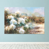 *~* TV2 Kunst Strand Hydrangea Canvas Print (Insitu (Houten vloer))