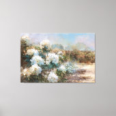 *~* TV2 Kunst Strand Hydrangea Canvas Print (Voorkant)