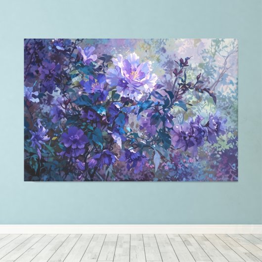 *~* TV2. Roos van Sharon Stretched Canvas Print (Insitu (Houten vloer))