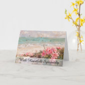 *~* TV2 Rozen Oceaan Zee Sympathie Liefde Licht Kaart (Gele Bloem)