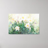 *~* TV2 Spring Daffodils Uitgerekte Canvas Print (Voorkant)