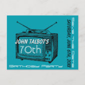  tv 70e verjaardag Bewaar de datum Aankondigingskaart (Voorkant)