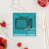  tv 70e verjaardag Party Papier servet (Insitu)