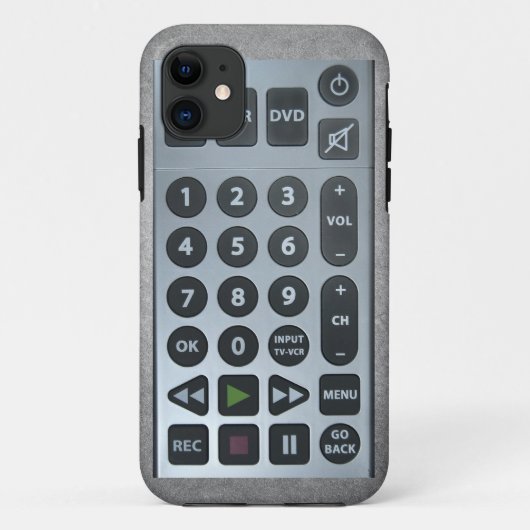 Tv-afstandsbediening Case-Mate iPhone Case (Achterkant)