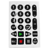 Tv-afstandsbediening Medium Cadeauzakje (Voorkant)