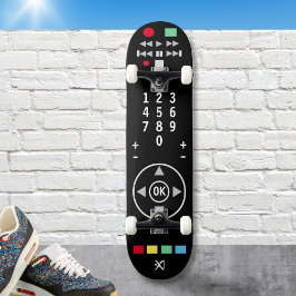 TV-afstandsbediening Zwart Modern Stijlvol Cool Persoonlijk Skateboard