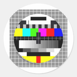 Tv-arm Ronde Sticker
