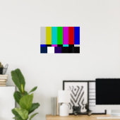 TV color Test Poster (Thuiskantoor)