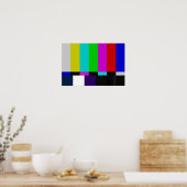 TV color Test Poster (Keuken)
