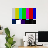 TV color Test Poster (Thuiskantoor)