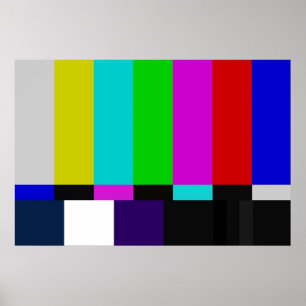 TV color Test Poster