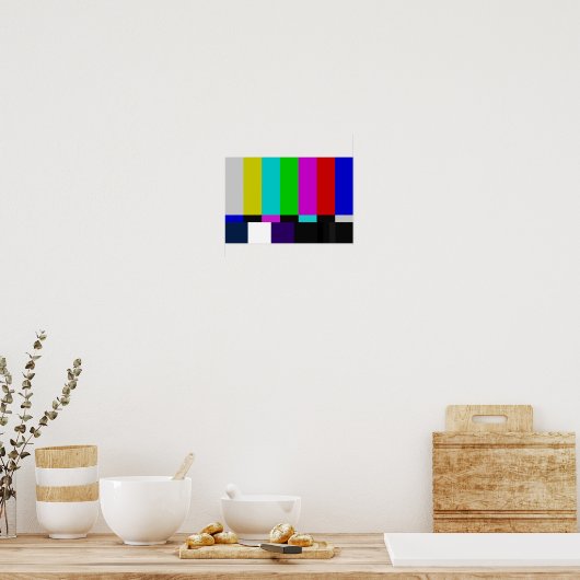 TV color Test Poster (Keuken)