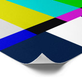 TV color Test Poster (Hoek)