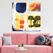 TV-diner Canvas Afdruk (Insitu (Woonkamer))