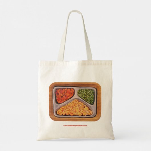 Tv-diner-Tas Tote Bag (Achterkant)