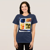 TV-diner Tri-Blend Shirt (Voorkant volledig)