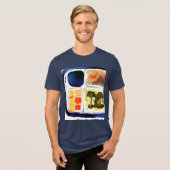 TV-diner Tri-Blend Shirt (Voorkant volledig)