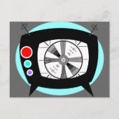 Tv en testpatroon herstellen briefkaart (Voorkant)