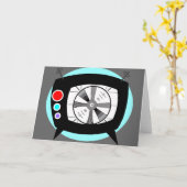 Tv en testpatroon herstellen kaart (Gele Bloem)