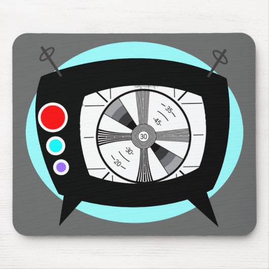Tv en testpatroon herstellen muismat (Voorkant)