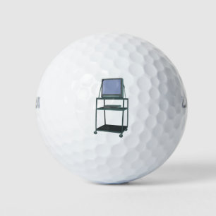 TV- en videokaart Classroom 80s 90s Funny School Golfballen