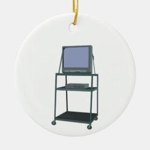 TV- en videokaart Classroom 80s 90s Funny School Keramisch Ornament