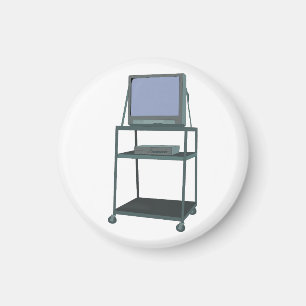 TV- en videokaart Classroom 80s 90s Funny School Magneet