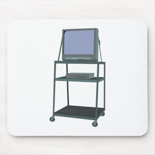 TV- en videokaart Classroom 80s 90s Funny School Muismat (Voorkant)