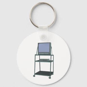 TV- en videokaart Classroom 80s 90s Funny School Sleutelhanger